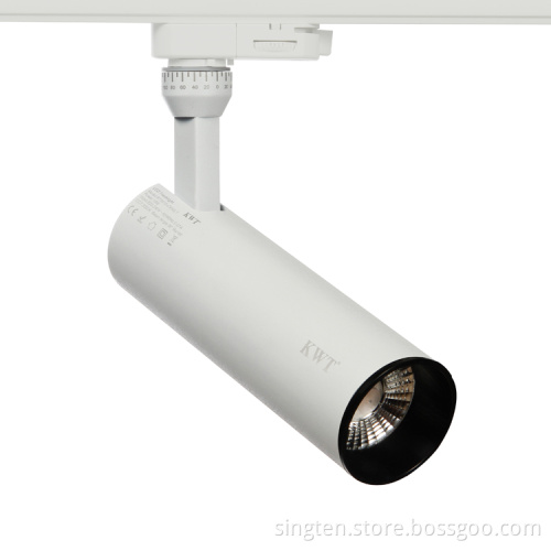 commercial led track lighting 3 wires 4 wires track lighting systerm